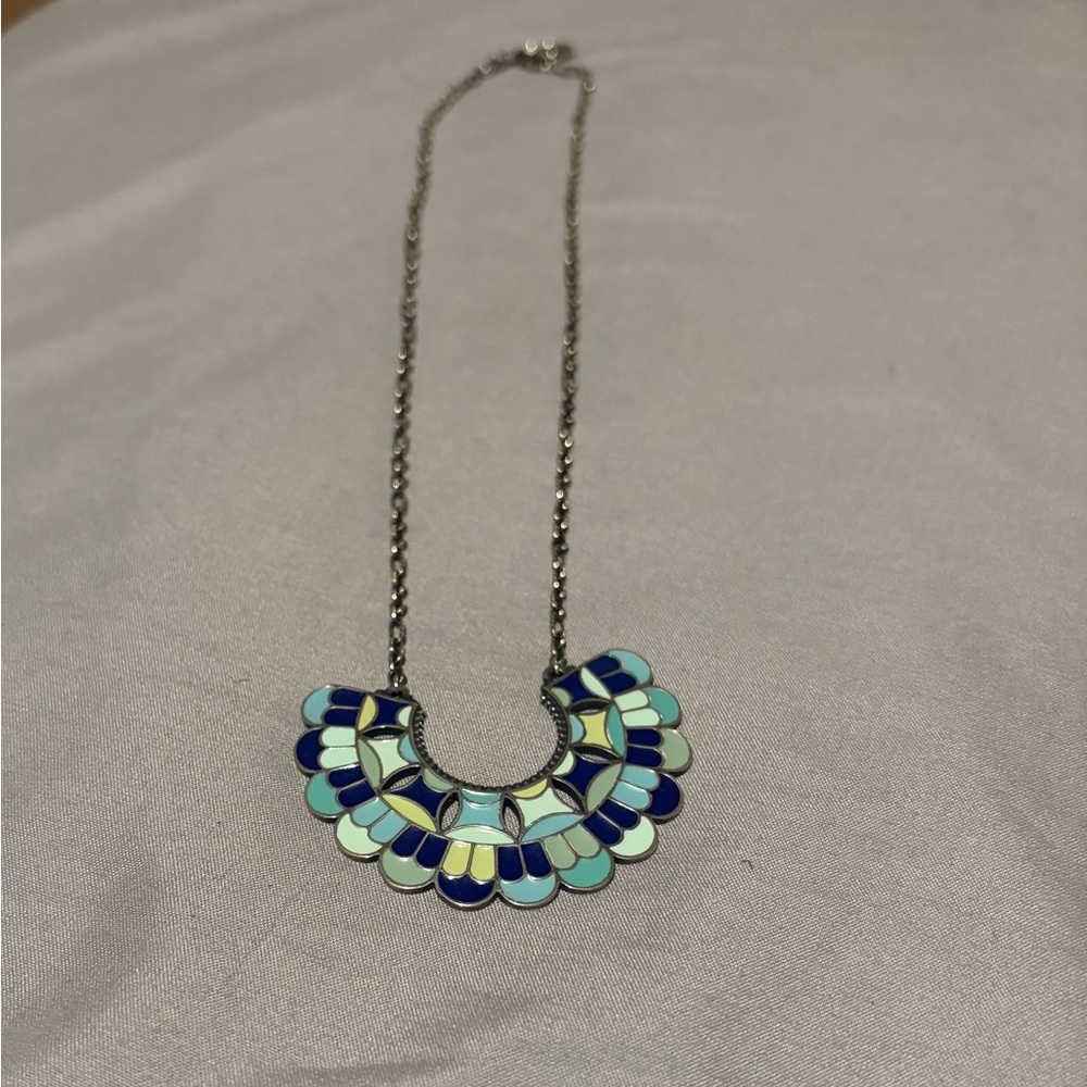Retired James Avery Sterling Silver Byzantine Pendant Necklace